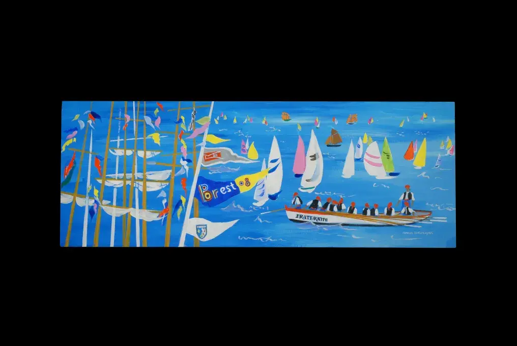 Toile de mer du bateau Fraternité.