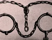Dessin d'un carcan d'esclave au XVIIIe s.