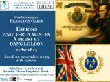 Conférence « Espions anglo-royalistes à Brest et dans le Léon - 1789-1815 » par François Olier